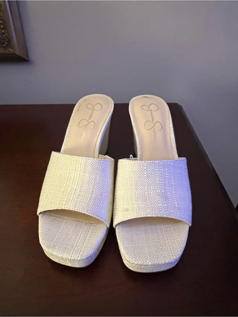 Jessica Simpson Wedge Slide Sandals 11